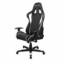 кресло геймерское dxracer formula черно-белое в Чебоксарах