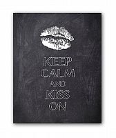 постер keep calm and kiss а3 в Чебоксарах