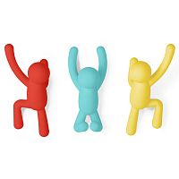 вешалки-крючки buddy 3 шт. разноцветные яркие в Чебоксарах