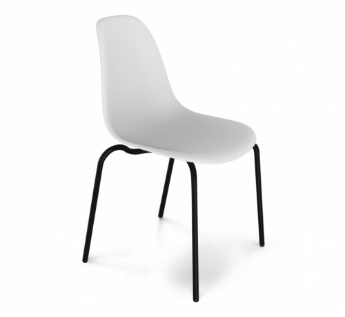 стул dsr белый s30 (eames style) в Чебоксарах