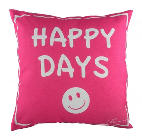 подушка с надписью happy days в Чебоксарах
