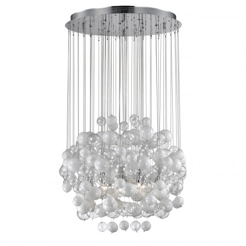 подвесная люстра ideal lux bollicine sp14 bianco в Чебоксарах