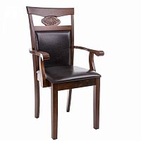 стул деревянный кресло luiza dirty oak / dark brown в Чебоксарах