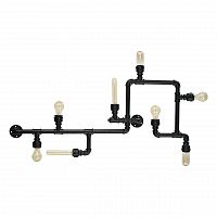 потолочная люстра ideal lux plumber pl8 nero в Чебоксарах