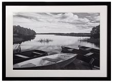 постер с паспарту в раме four boats at sunset в Чебоксарах