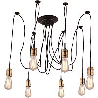 подвесная люстра arte lamp mazzetto a4290sp-7bk в Чебоксарах